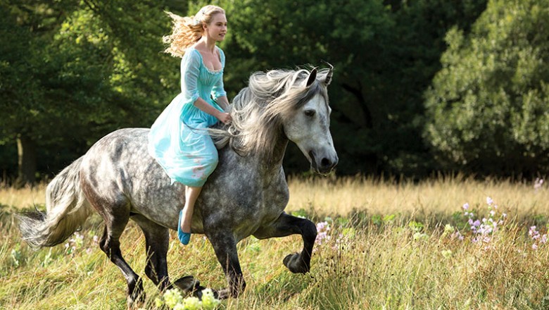 Lily James as Ella Riding Horse