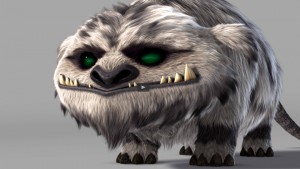 computer animated image of Gruff from Tinker Bell and the Legend of the Neverbeast