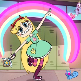 illustration of main character of Star vs. the Forces of Evil