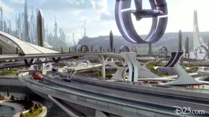 illustration of Tomorrowland from the movie Tomorrowland