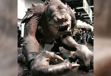 photo of a bigger-than-life Chained Monster at Star Wars Celebration