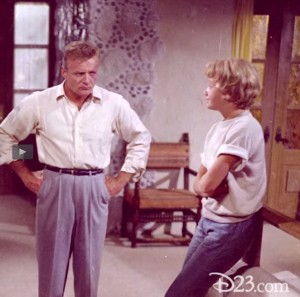 production still of the cast of The Parent Trap with Haley Mills