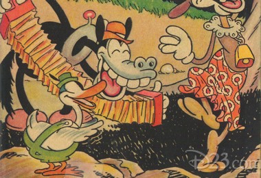 Early Donald Duck appearance in 1930s Mickey Mouse comic