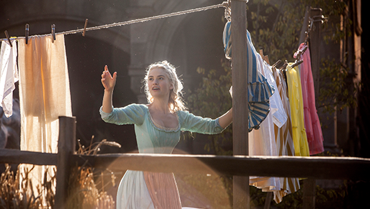 Lily James in Cinderella