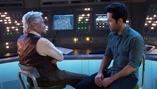 Paul Rudd and Michael Douglas in Marvel's Ant-Man