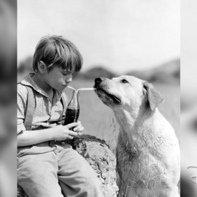 Kevin Corcoran with dog