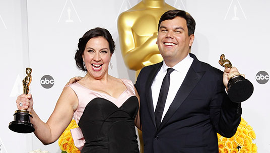 Robert Lopez Frozen Songwriter wins an Oscar