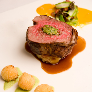Club 33’s Whole Roasted Filet of Chateaubriand, Black and White Truffle