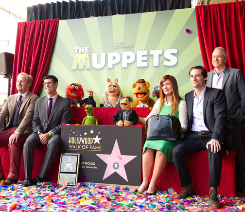 The Muppets are Honored with a Star on the Hollywood 