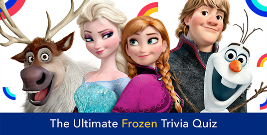 poster of animated characters from the movie Frozen