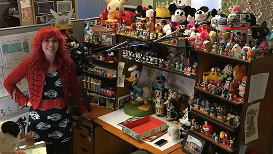 Tara Billinger and Disney Vinylmation Toys
