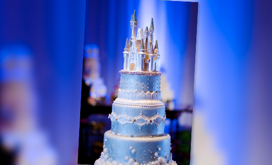 disney fairytale wedding cake