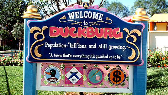 Duckburg, U.S.A. welcomed you to help celebrate Mickey’s 60th Birthday!