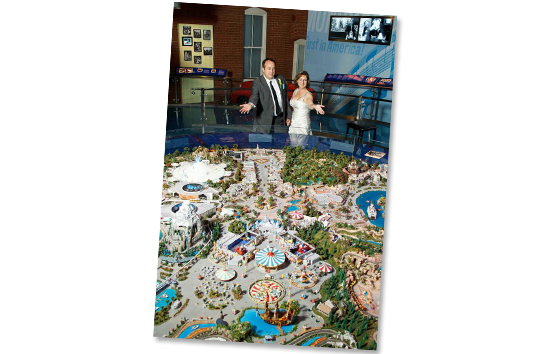 Disney Fan Wedding Model of Disneyland