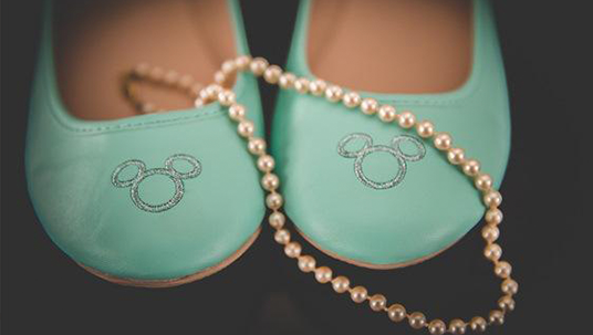 Disney Fan Wedding Shoes