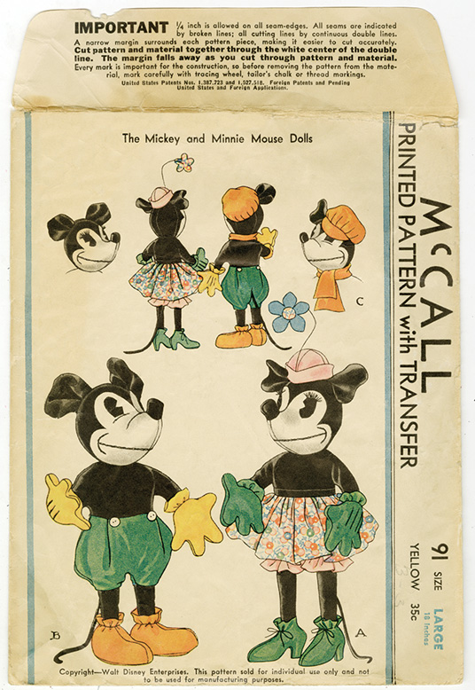 1930 mickey mouse doll