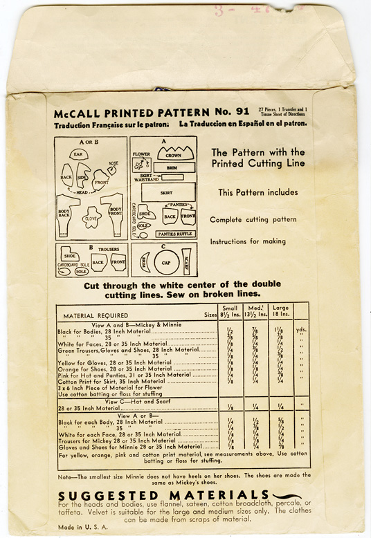 The Making of a Mickey Mouse Doll In 1930s Style - D23