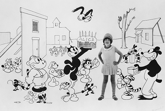 disney cartoon characters black and white