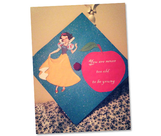 high school graduation cap decoration disney