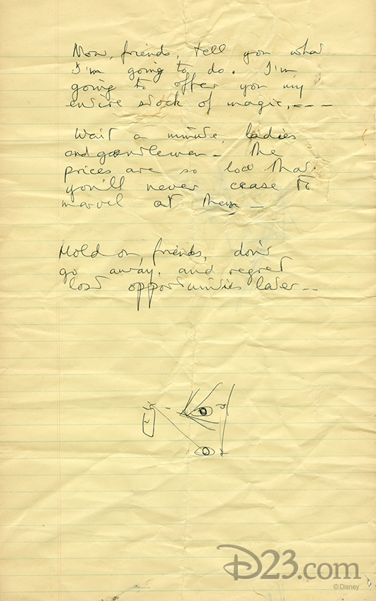 photo of handwritten note showing signs of having been crumpled up