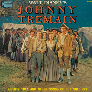 The elegant LP cover with stars Hal Stalmaster, Luana Patten and Richard Beymer front and center. The album features dramatic selections from George Bruns' stirring score (the orchestra and chorus for the album were conducted by Bruns), as well as a jubilant assortment of patriotic standards such as "Yankee Doodle" and "The Battle Hymn of the Republic," Fourth of July favorites all.