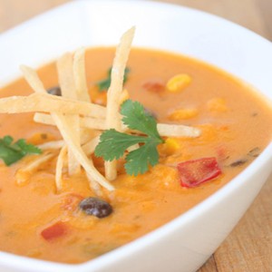 Cheesy Enchilada Soup