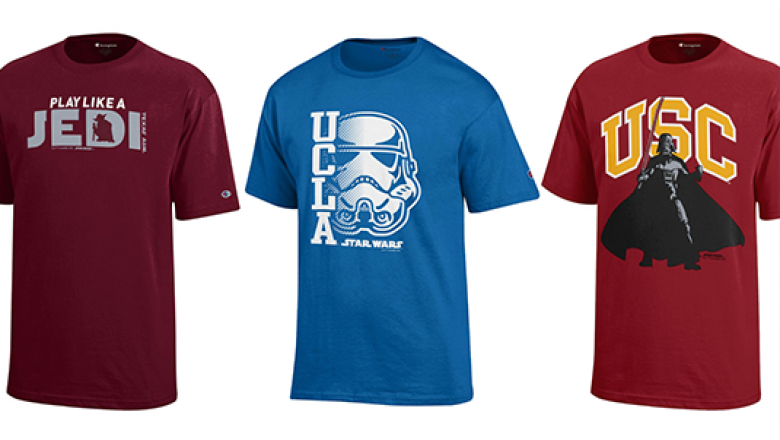 Star Wars College Sports Tshirts