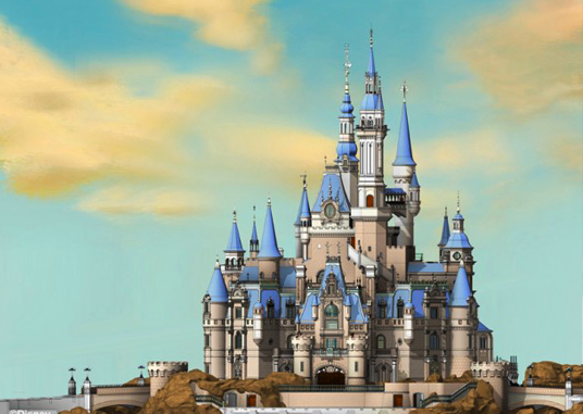 Shanghai Disneyland's Enchanted Storybook Castle