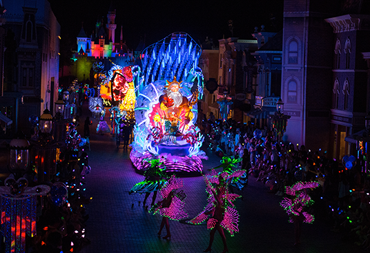 Disney Paint the Night is also the first-ever fully LED parade created by Walt Disney Parks and Resorts
