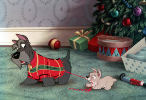 Scamp and Jock in Lady and the Tramp