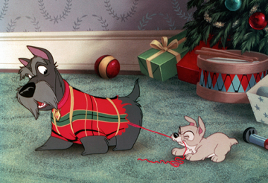 Scamp and Jock in Lady and the Tramp