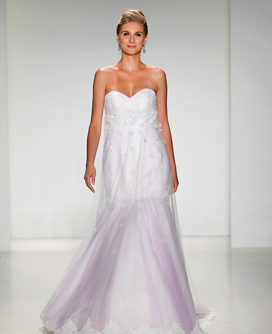 photo of model wearing Alfred Angelo designed Rapunzel wedding dress