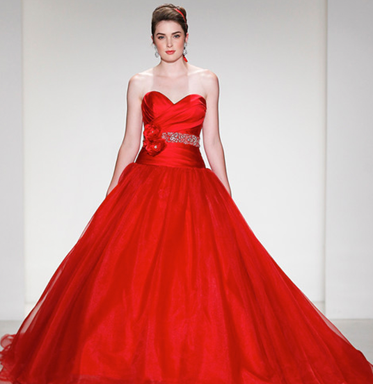 Alfred angelo red wedding 2024 dress