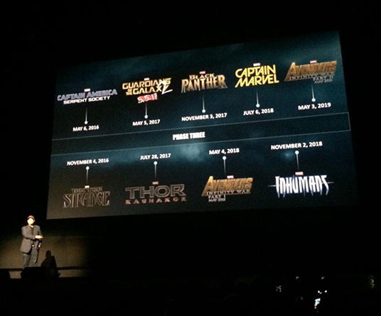 A Glimpse At Marvel S 9 New Films Through 19 D23