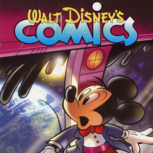 70 years on, the latest issue of Walt Disney's Comics, #711, features a cover illustrating "Mickey Mouse and the Orbiting Nightmare" drawn by European Mickey master Casty.