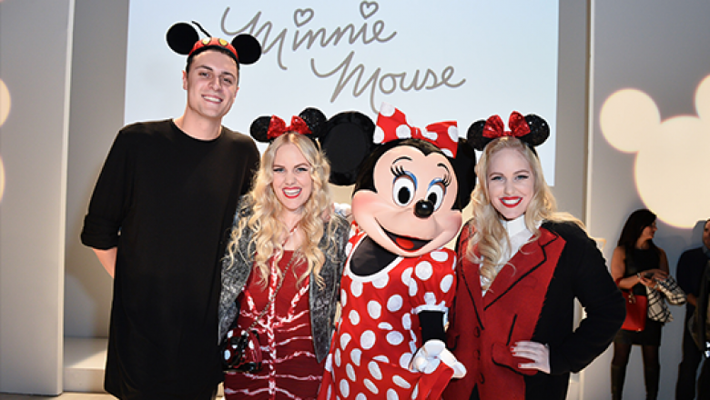 Minnie Mouse at Fashion Week
