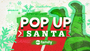 ABC Family's Pop Up Santa