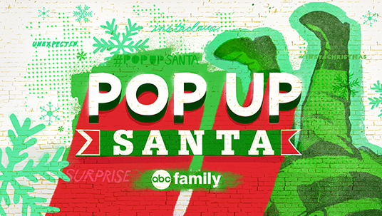 ABC Family's Pop Up Santa
