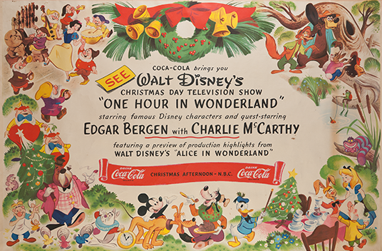 Poster for Walt Disney's One Hour in Wonderland TV Show
