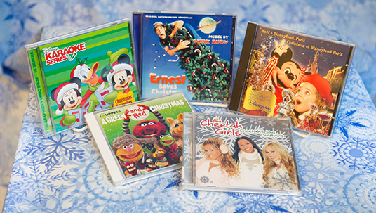 Photos of Disney Holiday Album Covers