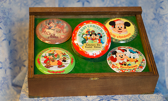 Tins of hard candy from Disneyland