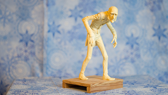 Scrooge maquette from Disney’s A Christmas Carol