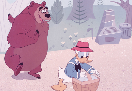 Donald Duck as a Camper (Grin and Bear It, 1954)