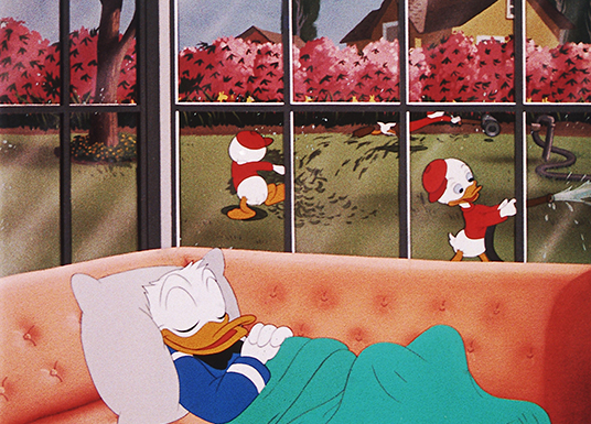 Donald Duck as a Babysitter (Donald's Happy Birthday, 1949)