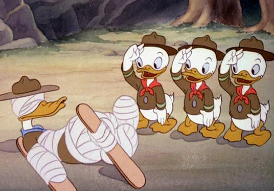 Donald Duck as a Scout Leader (Good Scouts, 1938)