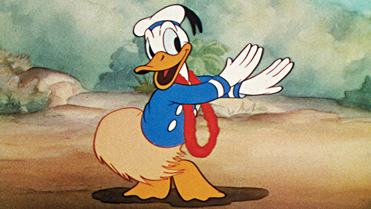 Donald Duck as a Dancer (Hawaiian Holiday, 1937)
