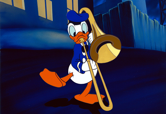 Donald Duck as a Musician (Trombone Trouble, 1944)