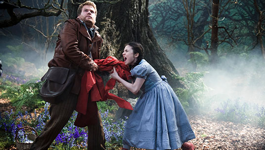 The Baker and Little Red Riding Hood in Into the Woods