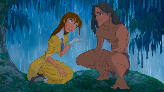 First film ever produced and shown using digital technology (Tarzan—digitally animated film shown in the U.S. with filmless projection systems). 
