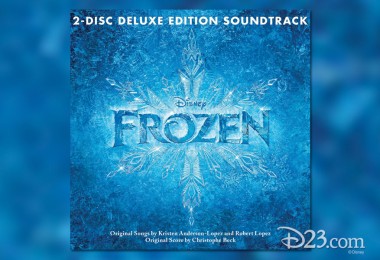 Album Cover for Disney's Frozen Film Soundtrack